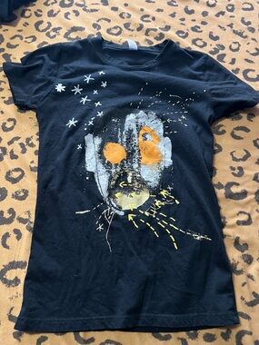 THE CURE Black Graphic T-Shirt Size L